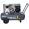 Компресор ремінний двоциліндровий 2кВт 385л/хв 10бар 50л SIGMA REFINE (7044021) Компресор ремінний двоциліндровий 2кВт 385л/хв 10бар 50л SIGMA REFINE (7044021)
