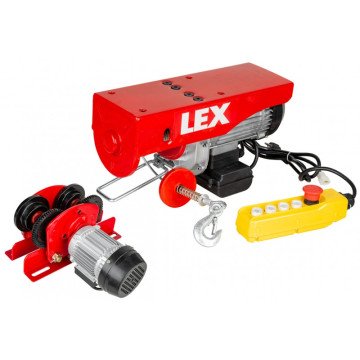 Електрична канатна лебідка LEX LXEH1000TW 500/1000 кг.