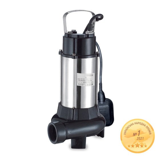 Насос канализационный 1.1кВт Hmax 7м Qmax 270л/мин (с ножом) AQUATICA (773331) Насос канализационный 1.1кВт Hmax 7м Qmax 270л/мин (с ножом) AQUATICA (773331)
