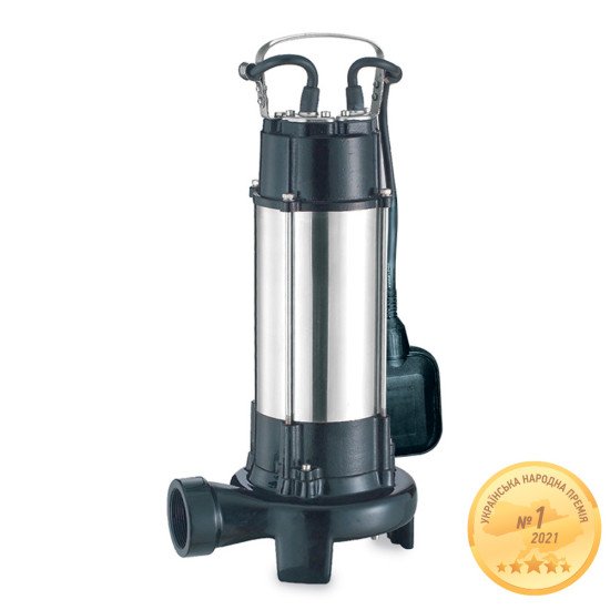 Насос канализационный 1.8кВт Hmax 10м Qmax 400л/мин (с ножом) AQUATICA (773334) Насос канализационный 1.8кВт Hmax 10м Qmax 400л/мин (с ножом) AQUATICA (773334)