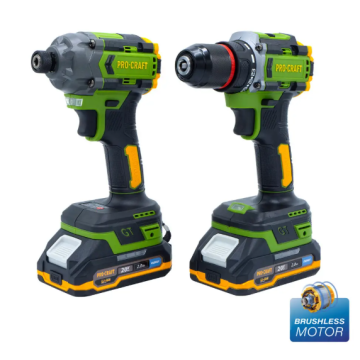 Набір акумуляторного шуруповерта та гвинтоверта Procraft PA214SET (2 АКБ)