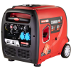 Генератор інверторний в корпусі   3,5/4,0 КВт KG4000iECD (ручний+електр. пуск)  двопаливний (бенз/газ), КВІТКА PRO