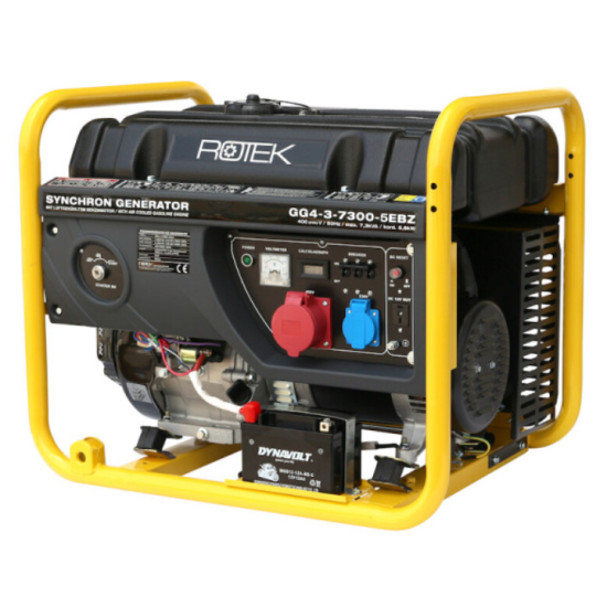 Бензиновий генератор ROTEK GG4-3-7300-5EBZ 380V 50Hz (3 фази) 7,3 kW (GEN235)