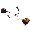 Бензинова мотокоса GTM CN520F 1.5 кВт з ножем та косильною головкою Tap'n'Go