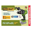 Шуруповерт Procraft PA18ProBL (без акб і зп)