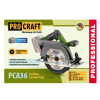 Акумуляторна дискова пила Procraft PCA36 (Без акб та зп)