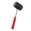 Киянка гумова 900 г. 90 мм, чорна гума, металлич. ручка INTERTOOL HT-0233