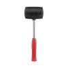 Киянка гумова 900 г. 90 мм, чорна гума, металлич. ручка INTERTOOL HT-0233