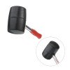 Киянка гумова 900 г. 90 мм, чорна гума, металлич. ручка INTERTOOL HT-0233