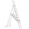 Сходи алюмінієві 3-х секційні універсальні розкладні 3x10 ступ. 6,77 м INTERTOOL LT-0310