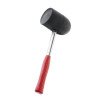 Киянка резиновая 1250г, 90мм черная резина, металлическая ручка INTERTOOL HT-0228