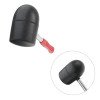 Киянка резиновая 1250г, 90мм черная резина, металлическая ручка INTERTOOL HT-0228