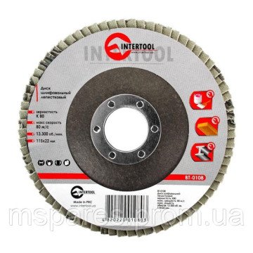 Диск шліфувальний пелюстковий INTERTOOL BT-0108