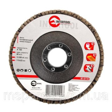 Диск шліфувальний пелюстковий INTERTOOL BT-0110