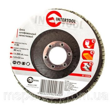 Диск шліфувальний пелюстковий INTERTOOL BT-0208