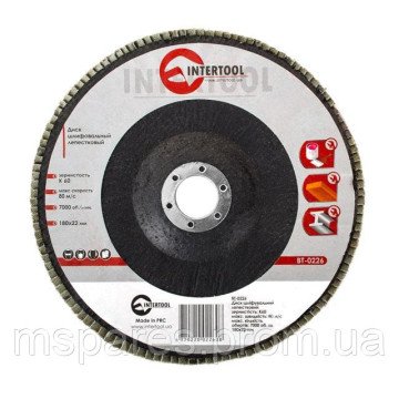 Диск шліфувальний пелюстковий INTERTOOL BT-0226