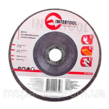 Диск шліфувальний пелюстковий INTERTOOL BT-0235