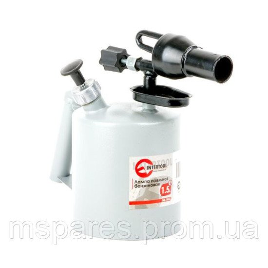 Лампа паяльна бензинова 1.5 л INTERTOOL GB-0032