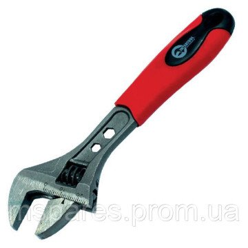 Ключ разводной двухкомпонентная рукоятка INTERTOOL HT-0198