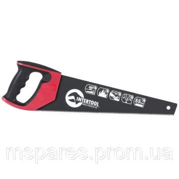 Ножовка по дереву с тефлоновым покрытием INTERTOOL HT-3107