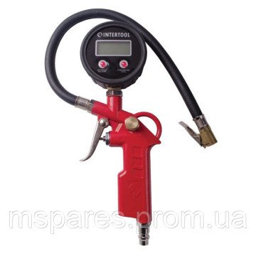 Пистолет для накачки шин + цифровой манометр INTERTOOL PT-0508