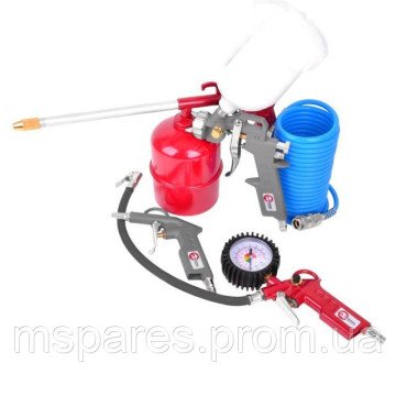Набор покрасочный пневматический 5ед. INTERTOOL PT-1502
