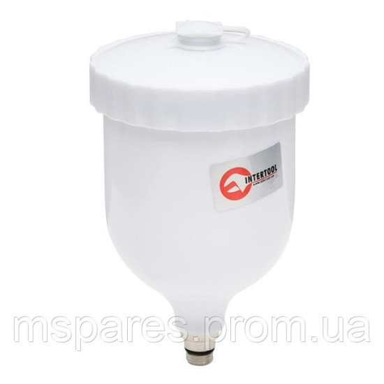 Бачок пластиковий із зовнішнім різьбленням 600 мл INTERTOOL PT-1902