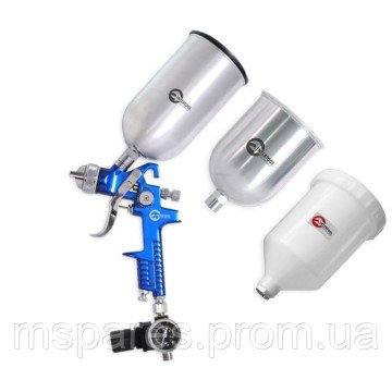Краскораспылитель пневматический HVLP BLUE PROF INTERTOOL PT-1506