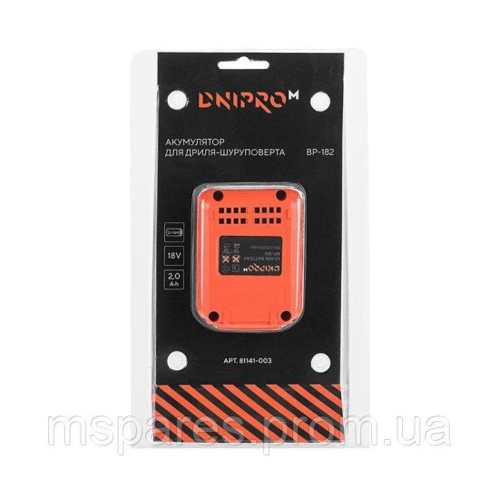 Акумуляторная батарея к шуруповерту Dnipro-M BP-182