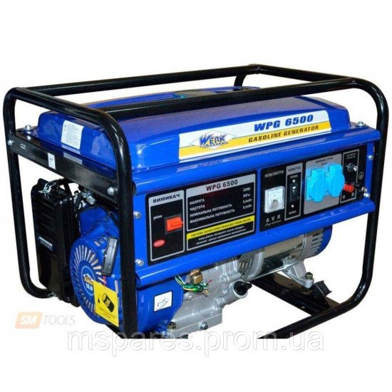 Бензиновый генератор WERK WPG 6500