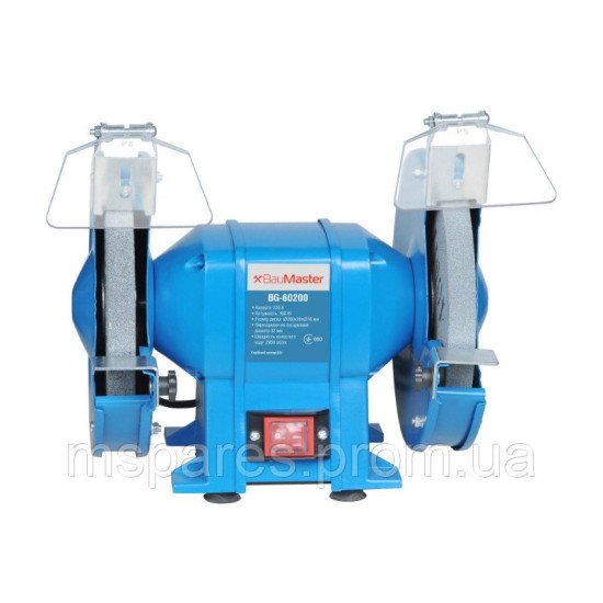 Точильний верстат (200 мм, 300 Вт) BauMaster BG-60200