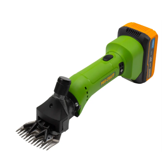 Акумуляторна машинка для стрижки овець Procraft SC20 (з 1 акб)